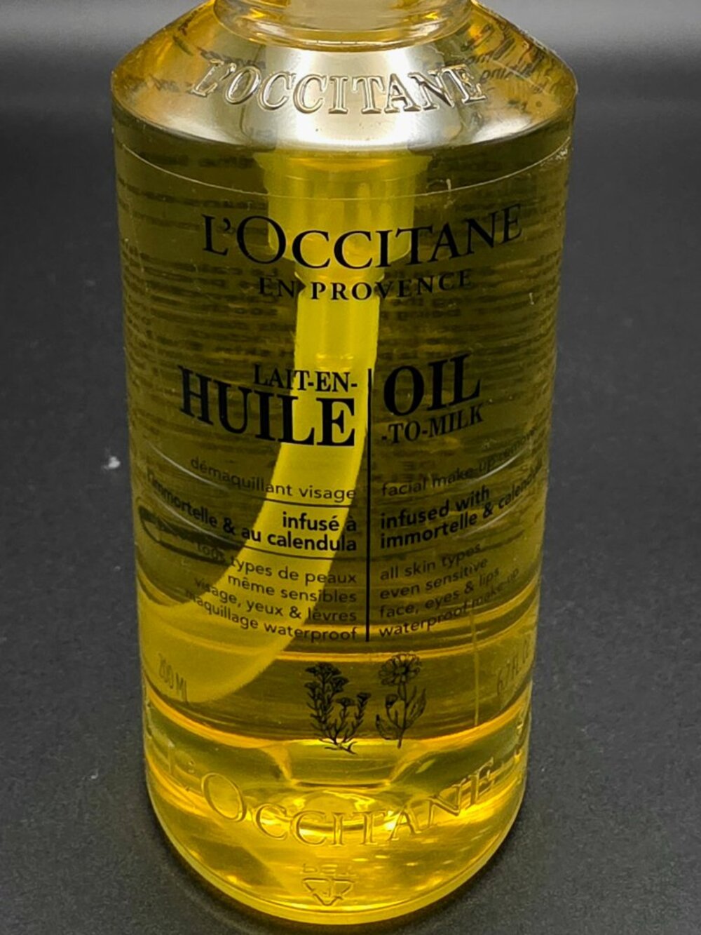 L’Occitane Immortelle Oil-to-Milk Makeup Remover, Full Size, New